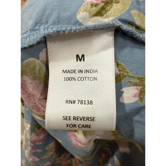 Ella Simone Cotton Robe pockets size medium - Picture 5 of 8